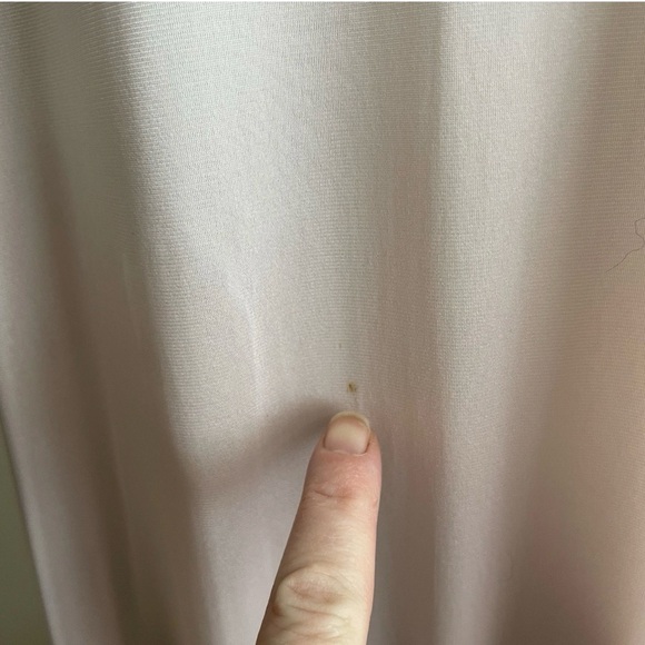 Vintage 1970s NWT  Vanity Fair Peignoir Long Ravissant Pink Lace Nylon Medium - Picture 11 of 11